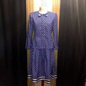Vintage Polkadot Top/Skirt Set